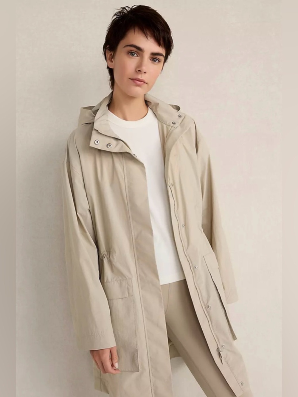 LOFT - Haven Well Within Crinkle Nylon Packable Jacket